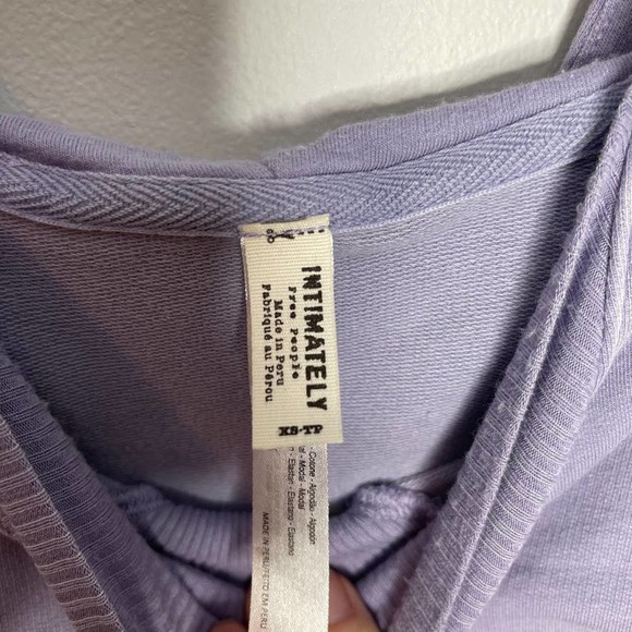 Free People Intimately Women's Cropped Sweater XS - Picture 4 of 7